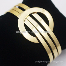 Custom Stainless Steel Jewelry Cuff 18K Gold Bracelet Designs Women